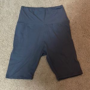 Navy biker shorts
